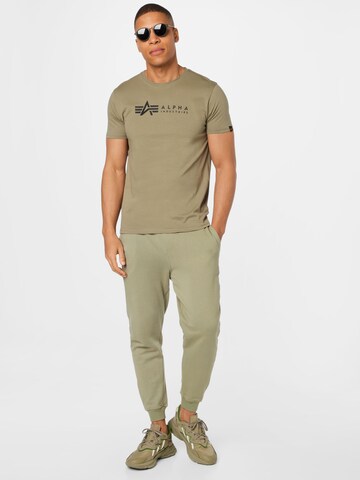 T-Shirt ALPHA INDUSTRIES en vert