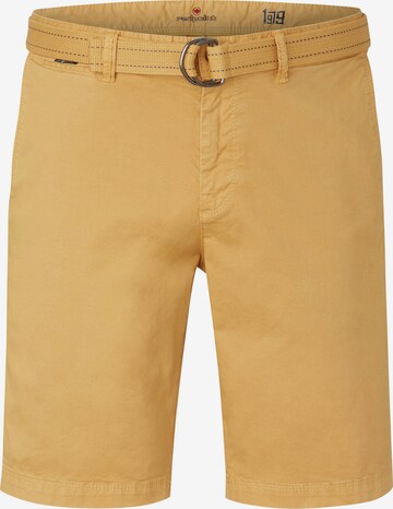 REDPOINT Chino Pants in Brown: front