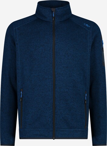 CMP Regular fit Athletic Fleece Jacket in Blue: front