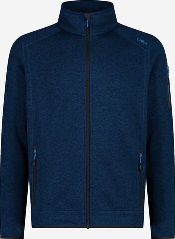 CMP Athletic Fleece Jacket in Blue: front