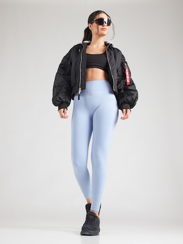 ICANIWILL Skinny Sports trousers in Blue