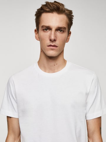 MANGO MAN Shirt 'CHERLO' in White