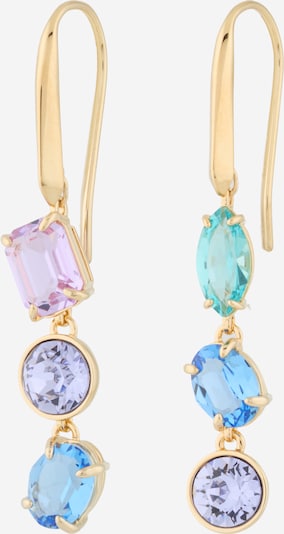 Auskarai iš Swarovski, spalva – sodri mėlyna („karališka“) / Auksas / žalia / purpurinė, Prekių apžvalga