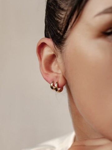 Hey Happiness Ohrringe 'Dome' in Gold