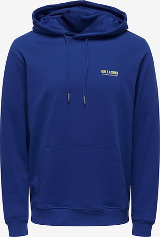 Only & Sons Sweatshirt 'ALBERTO' i blå: forside