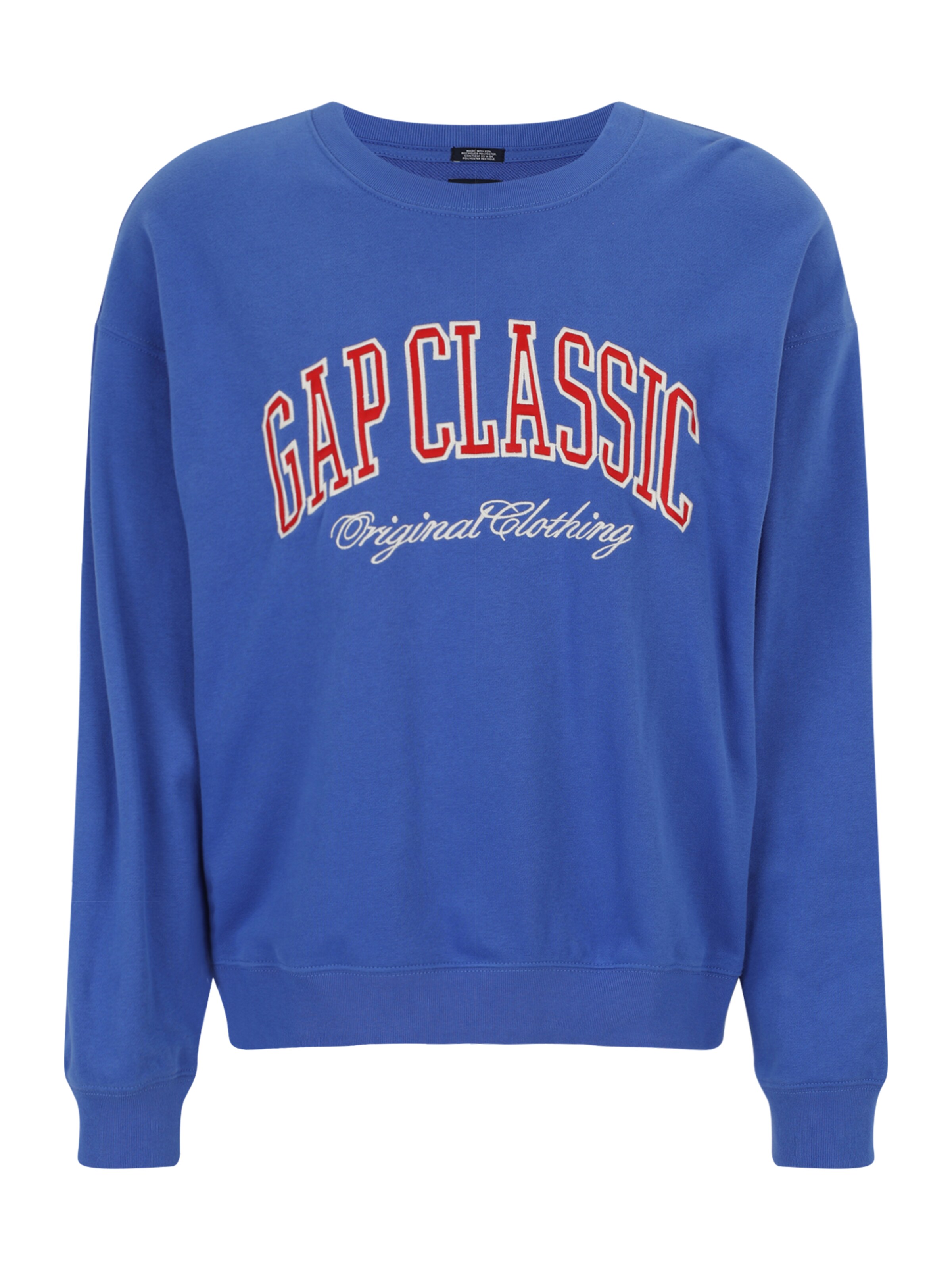 GAP Mikina 'CLASSIC' - Modrá: predná strana