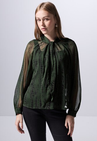Street One Studio Blouse in Green: front