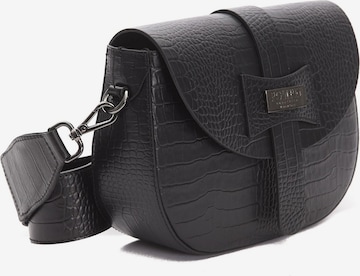 Donatella Pompei Umhängetasche in Schwarz: Vorderseite