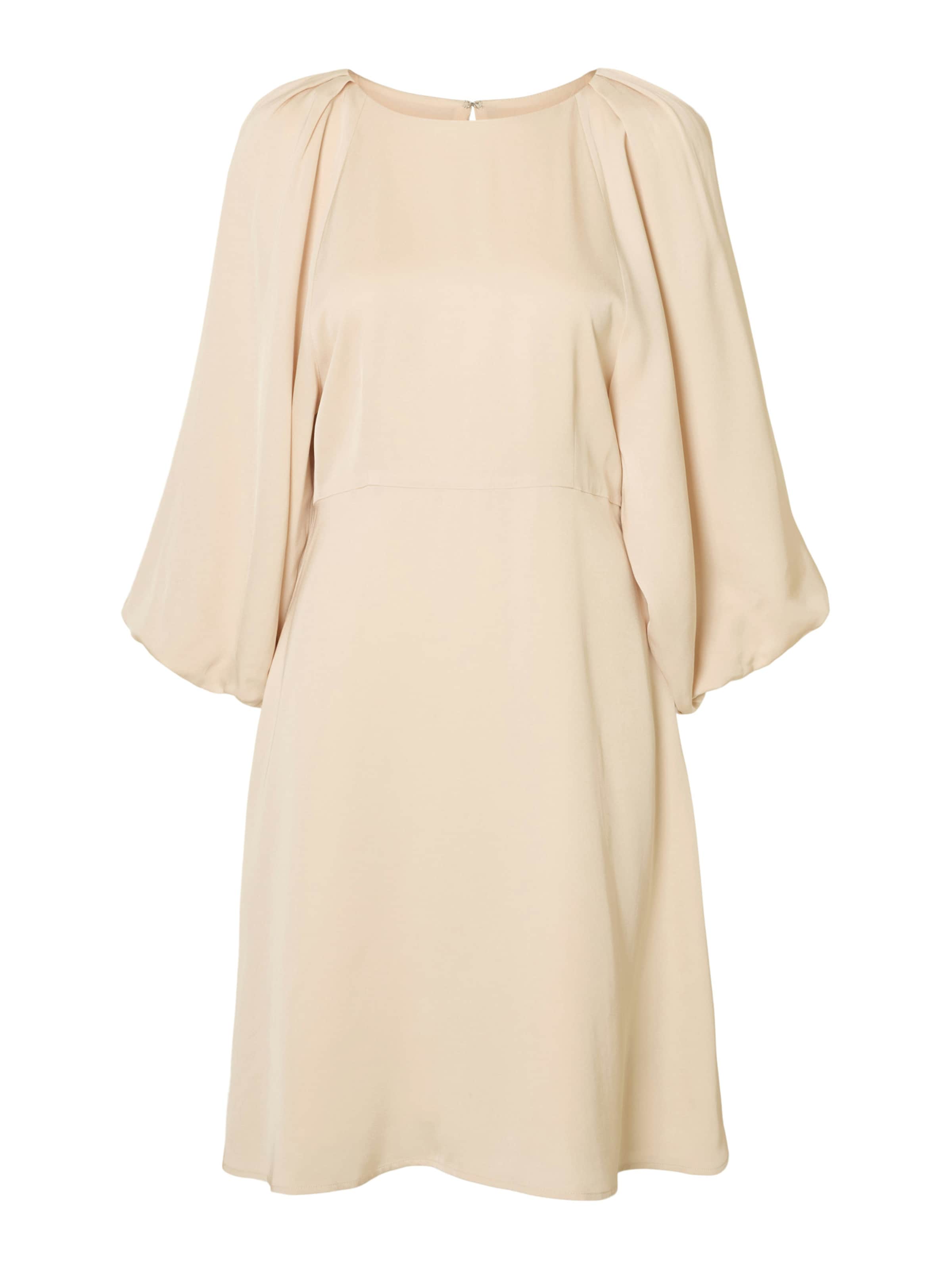 Robe 'SLFLaurina' SELECTED en beige : devant
