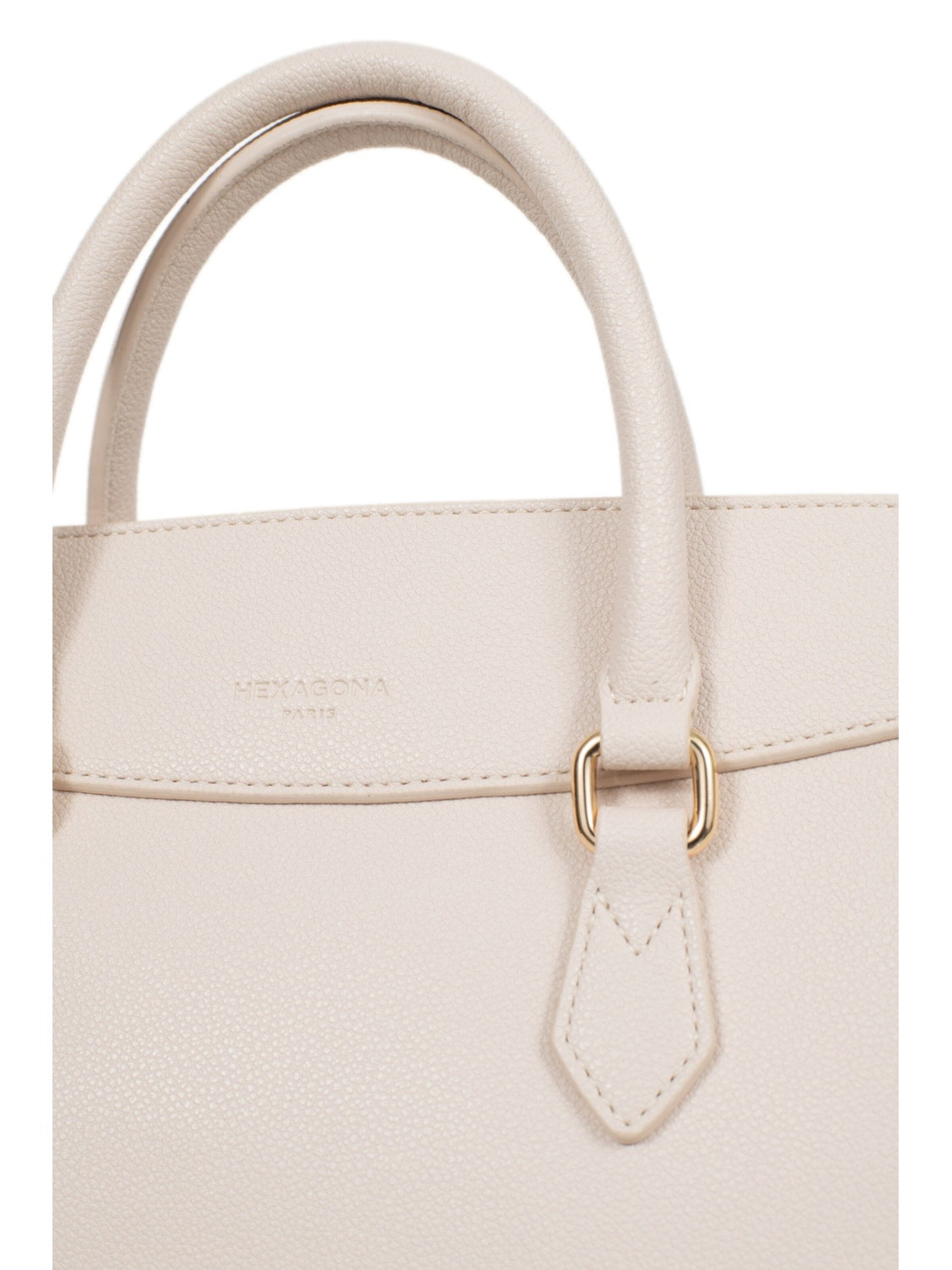 Borsa a mano 'Lys' di Hexagona in bianco