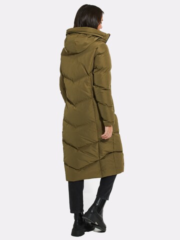 Threadbare Winter Coat 'Jotta' in Green