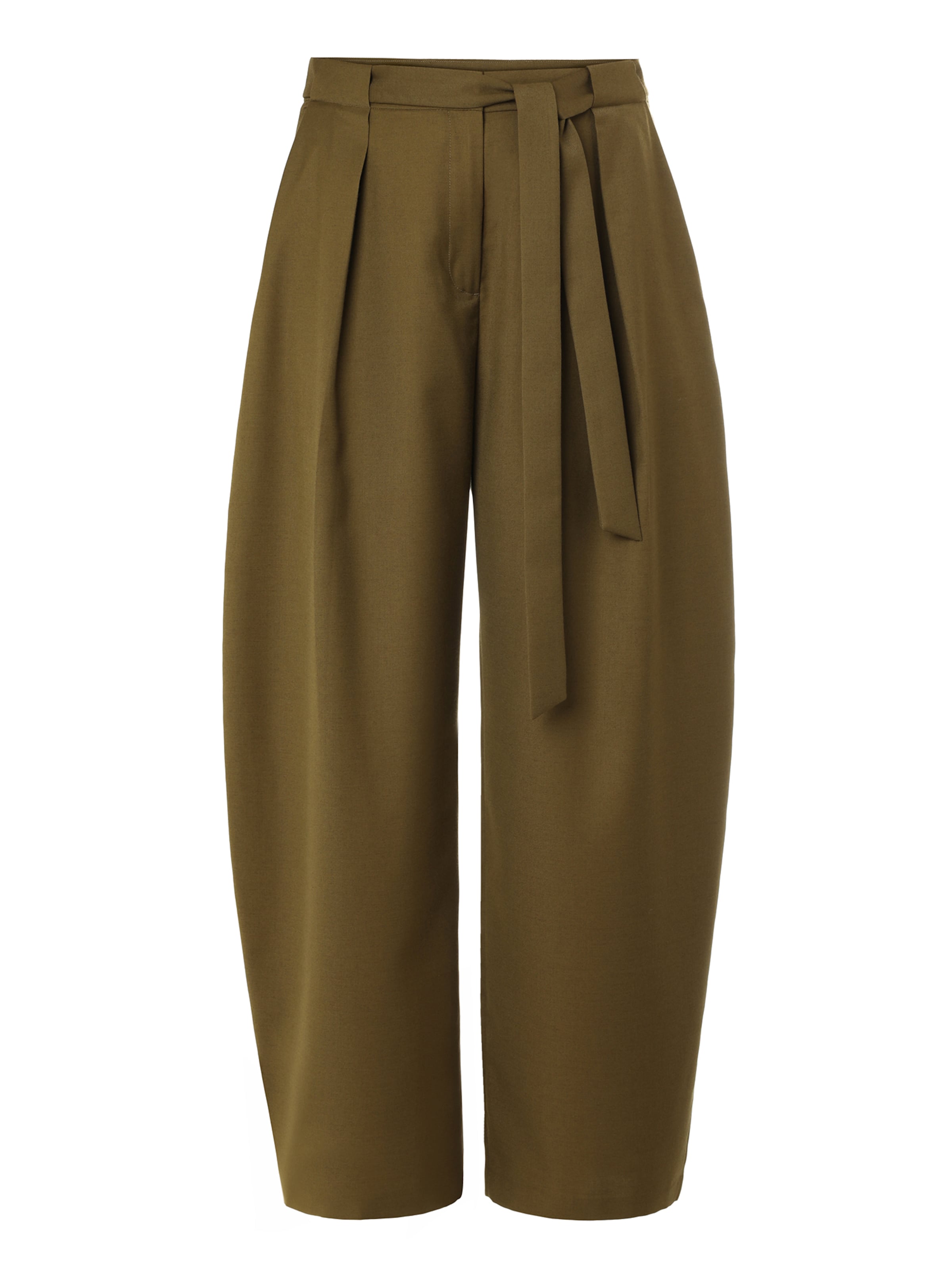 Wide leg Pantaloni con pieghe 'Anaiso' di TATUUM in verde: frontale