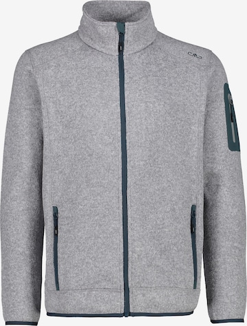 CMP Athletic Fleece Jacket in Grey: front