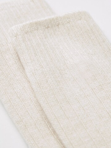 CALZEDONIA Knee High Socks in White