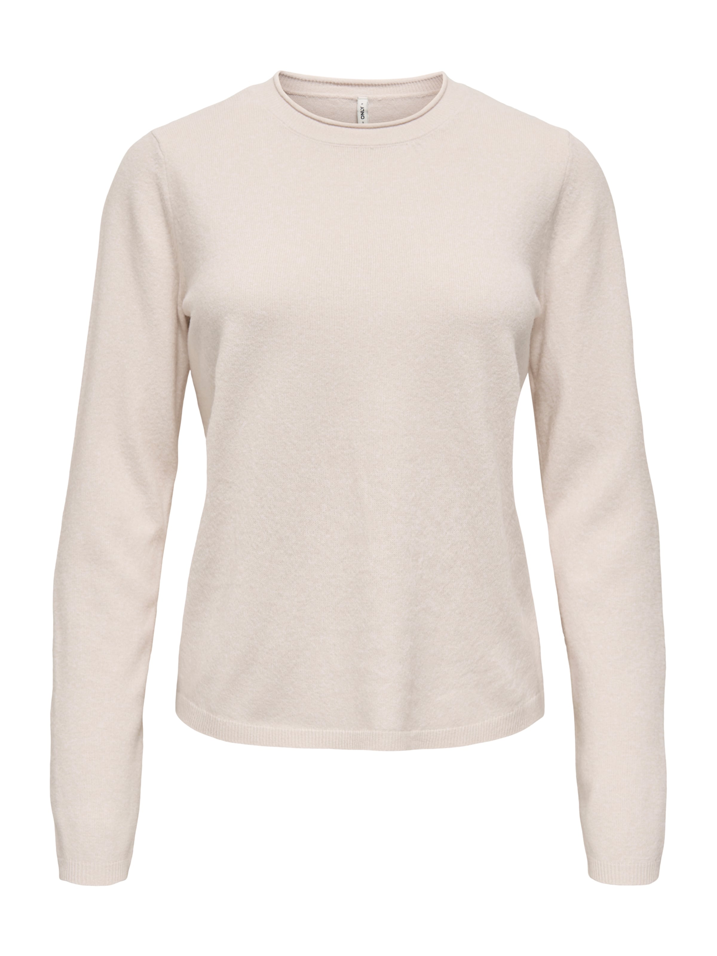 ONLY Свитер 'ONLLOYAL' в Бежевый: спереди