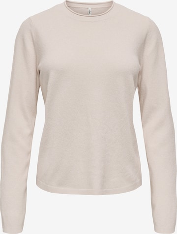 ONLY Свитер 'ONLLOYAL' в Бежевый: спереди