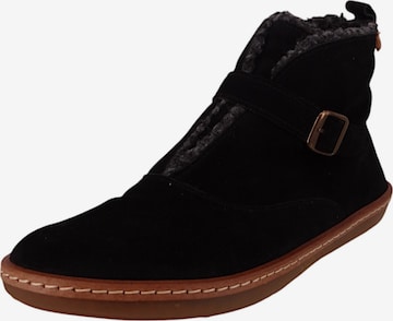 EL NATURALISTA Stiefelette 'Coral' in Schwarz: Vorderseite