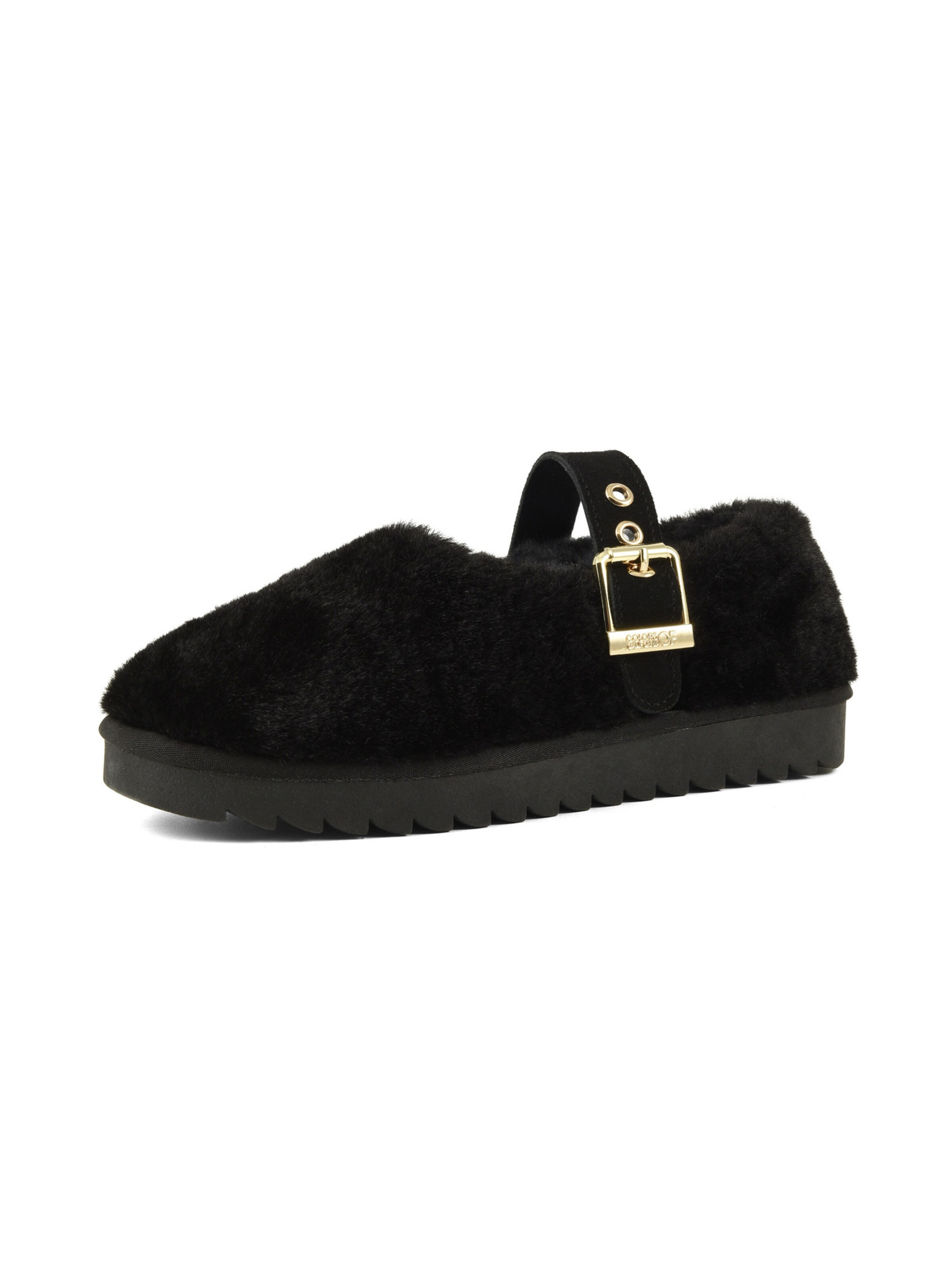 Ballerina con cinturino di COLORS OF CALIFORNIA in nero: frontale