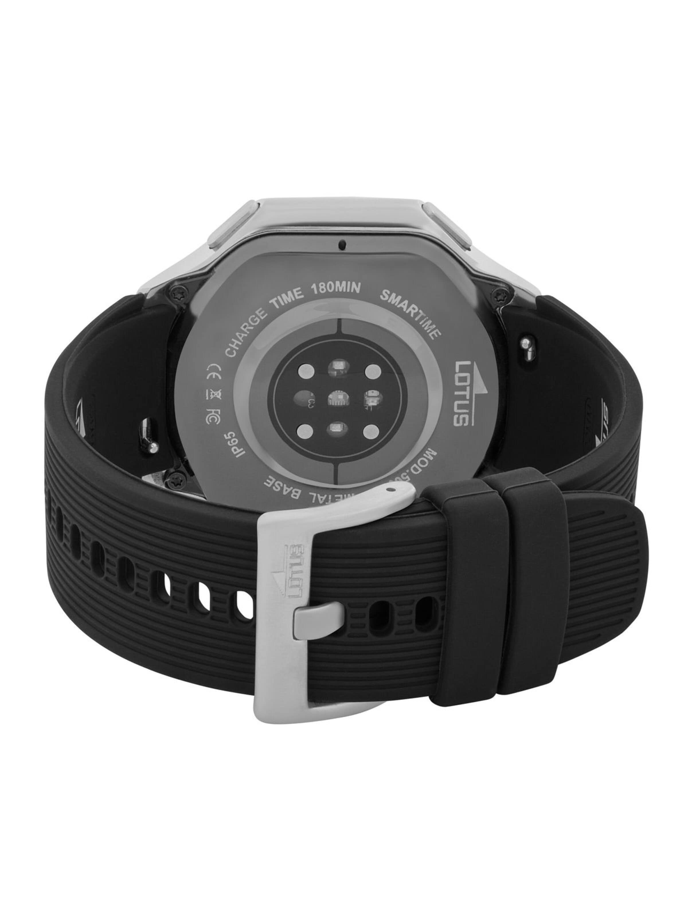 Montre digitale Lotus en noir