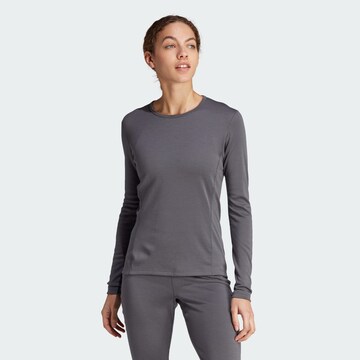 ADIDAS TERREX Performance Shirt 'Xperior' in Grey: front