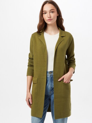 Key Largo Gebreid vest 'JANE' in Groen: voorkant