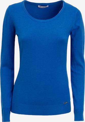 mėlyna Influencer Megztinis: priekis