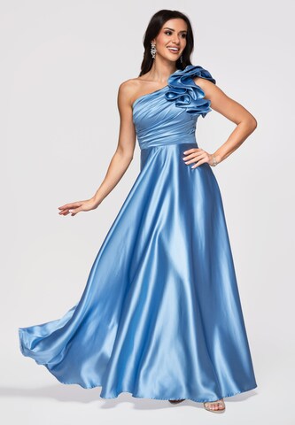 Ombre Avondjurk in Blauw