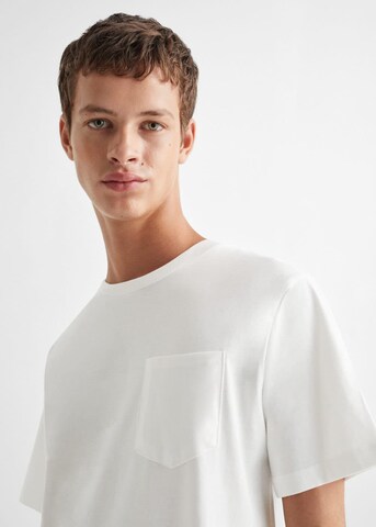 MANGO TEEN Schlafanzug 'Teide' in Weiß
