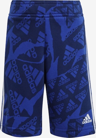 ADIDAS SPORTSWEAR regular Παντελόνι φόρμας σε μπλε: μπροστά
