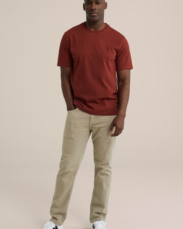 T-Shirt WE Fashion en rouge