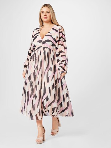 River Island Plus Kleid in Pink: predná strana