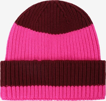 Unio Hamburg Beanie 'Mika Stripe' in Red: front