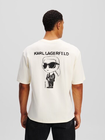 Karl Lagerfeld Tričko ' IKON ' – béžová