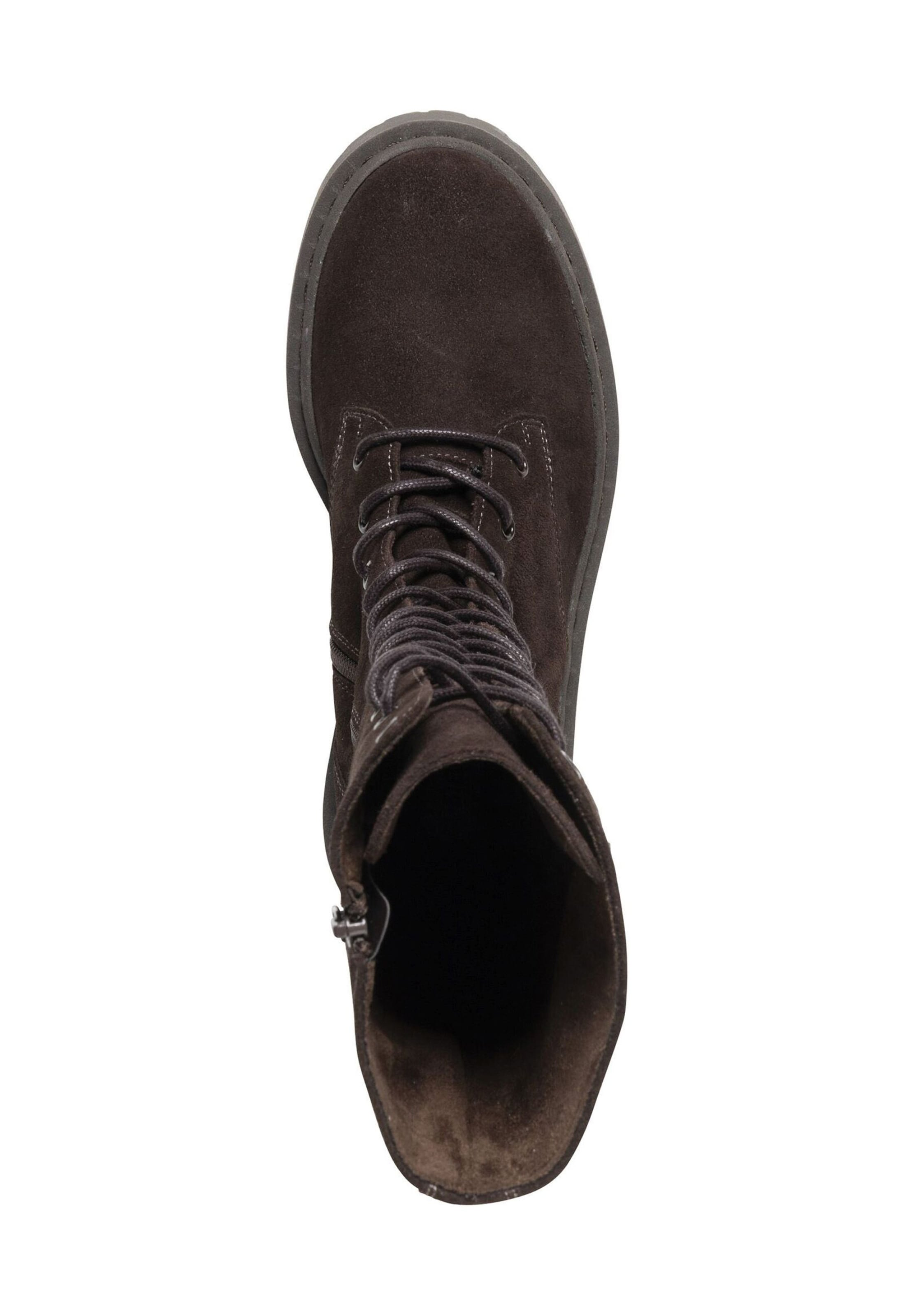 STEVE MADDEN Μπότες με κορδόνια 'Vroom' σε καφέ