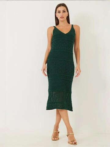 Bianco Lucci Strickkleid in Grün