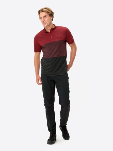 VAUDE Functioneel shirt 'Qimsa' in Rood