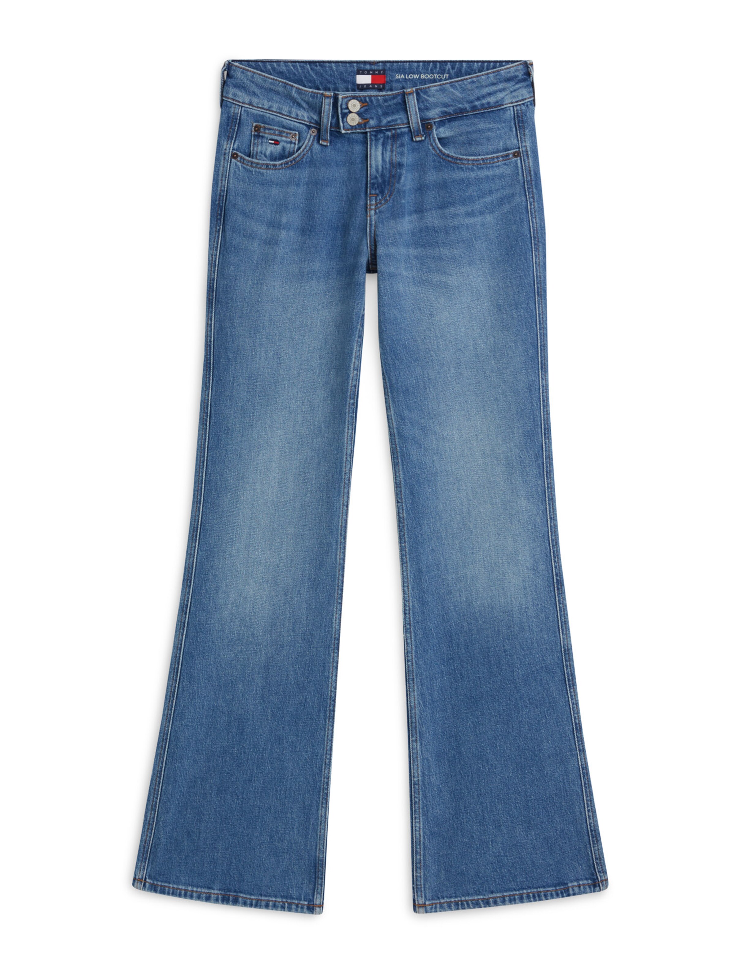 Tommy Jeans Буткат Джинсы 'SIA' в Синий: спереди