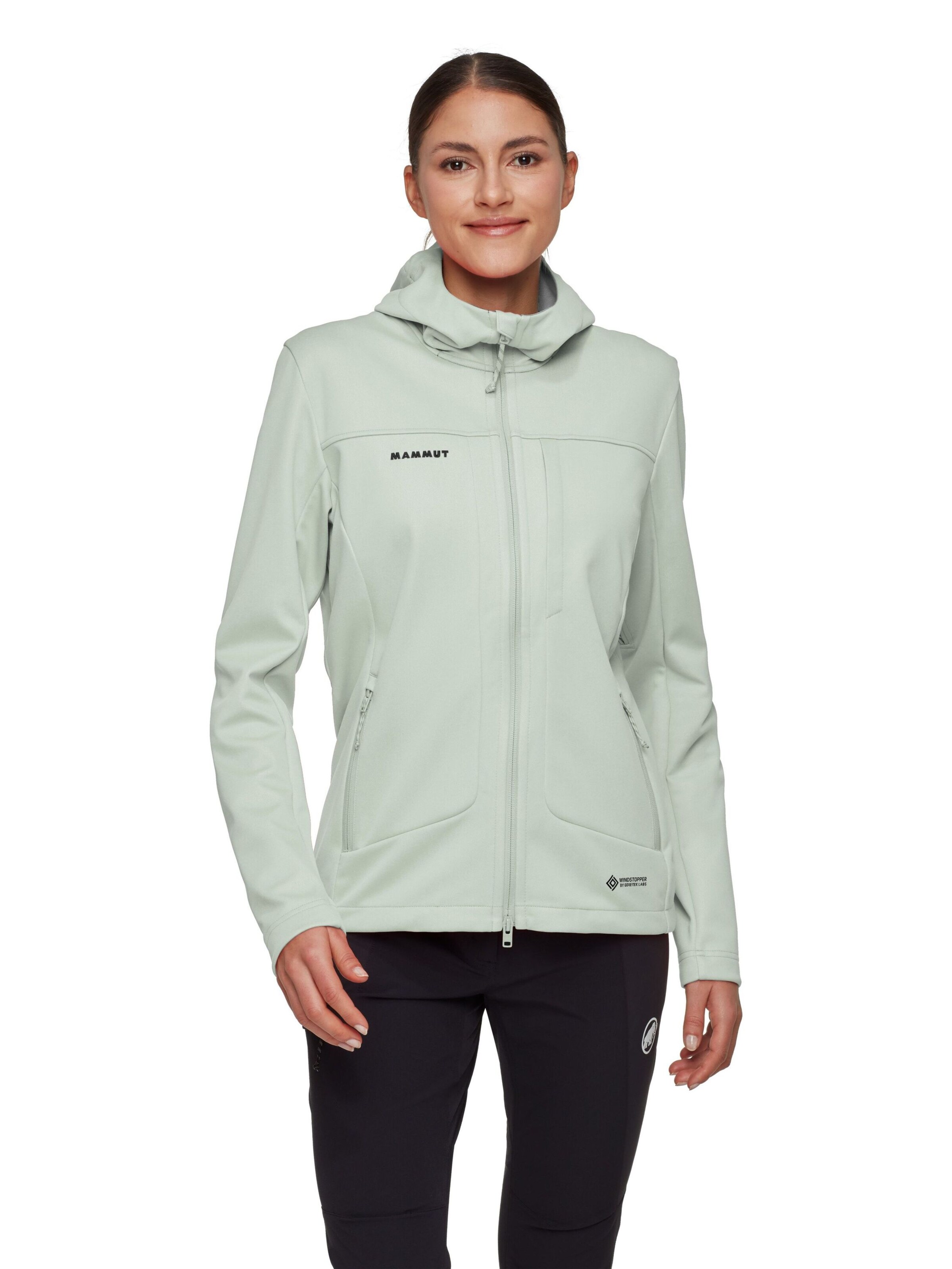 MAMMUT Outdoor Jacket in Green: front