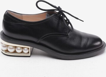 Nicholas Kirkwood Flats & Loafers in 39 in Black: front
