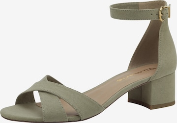 TAMARIS Strap Sandals in Green: front