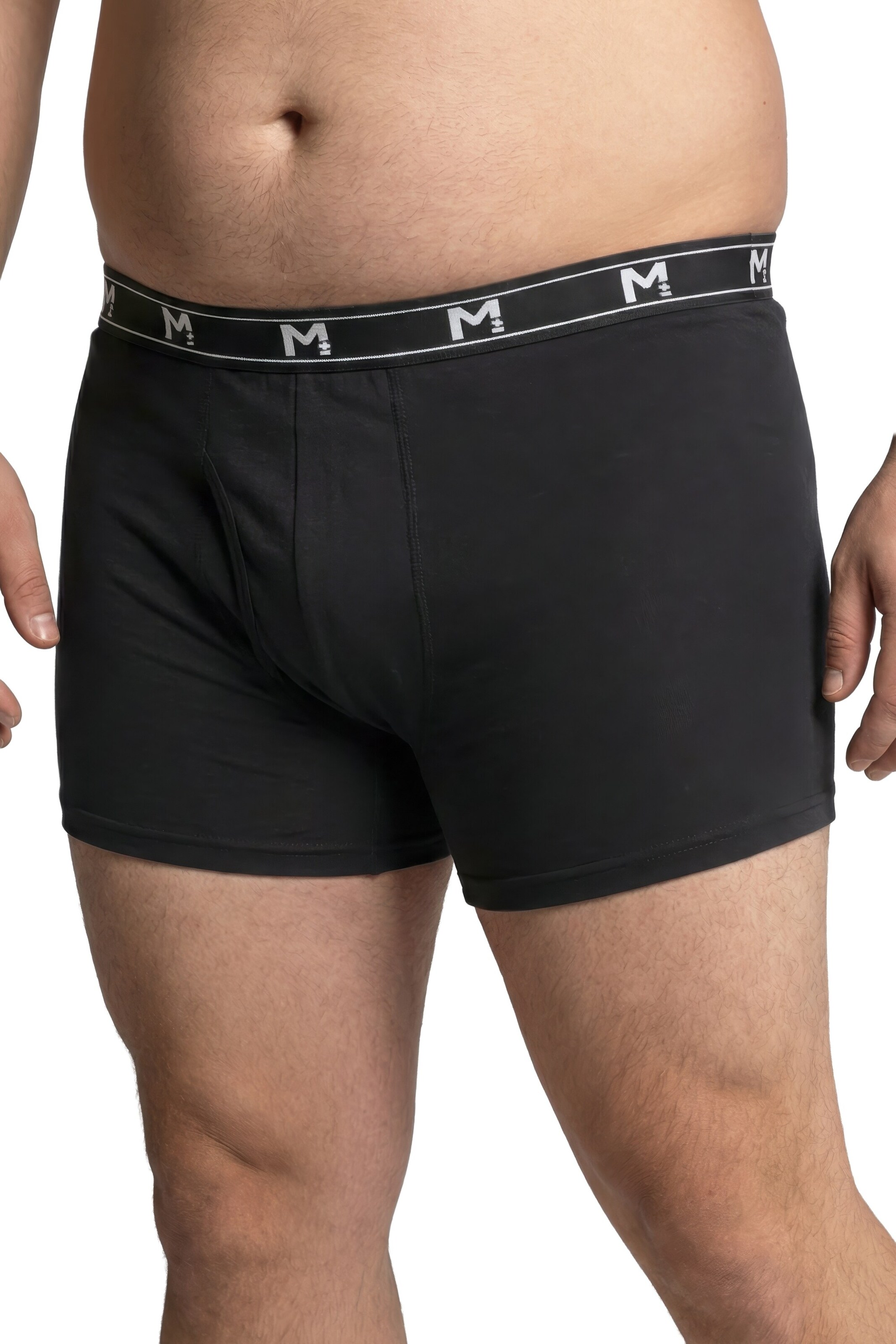Men Plus Boxershorts in Zwart