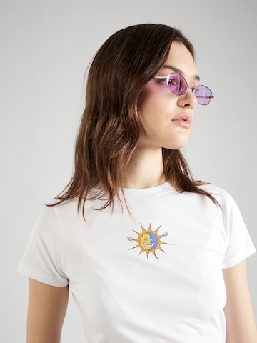 Iriedaily - Camisa 'Ying Sun' em branco