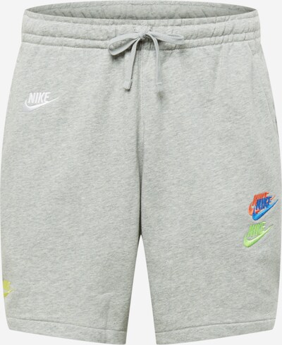 Pantaloni Nike Sportswear pe azuriu / gri amestecat / verde deschis / portocaliu deschis / alb, Vizualizare produs