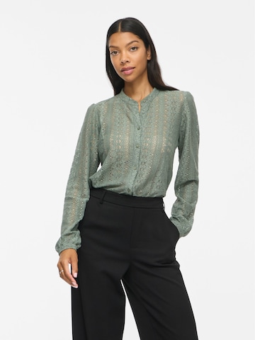 VILA - Blusa 'CHIKKA' en verde: frente