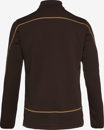 PROTEST Sportsweatshirt 'HUMANS' in Braun: Vorderseite