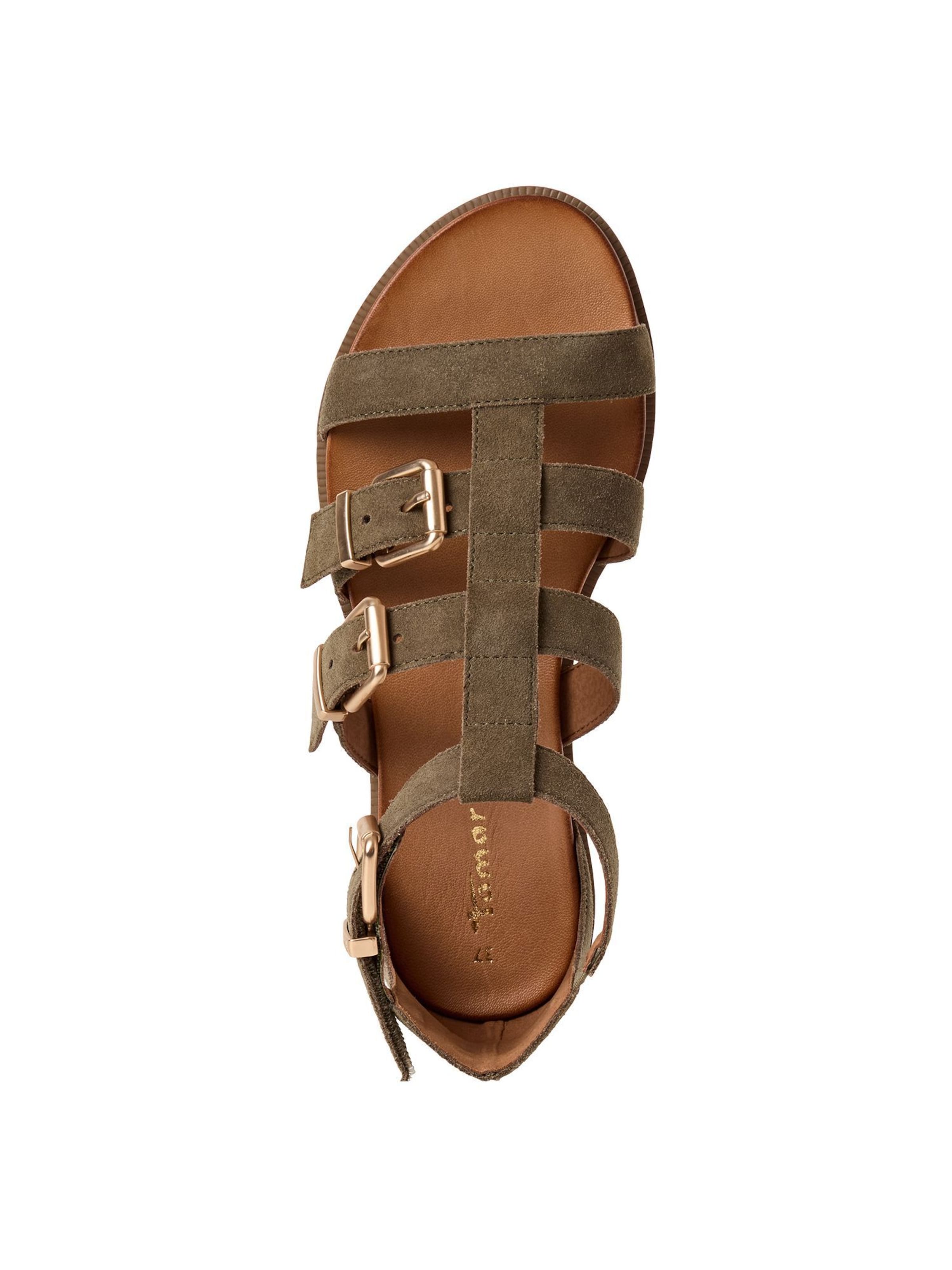 Sandales Tamaris en vert