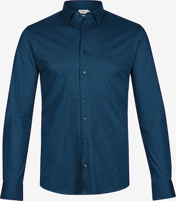 Slim fit Camicia 'Pablo' di Shiwi in blu: frontale