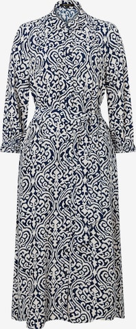 MORE & MORE Shirt Dress in Blue: front