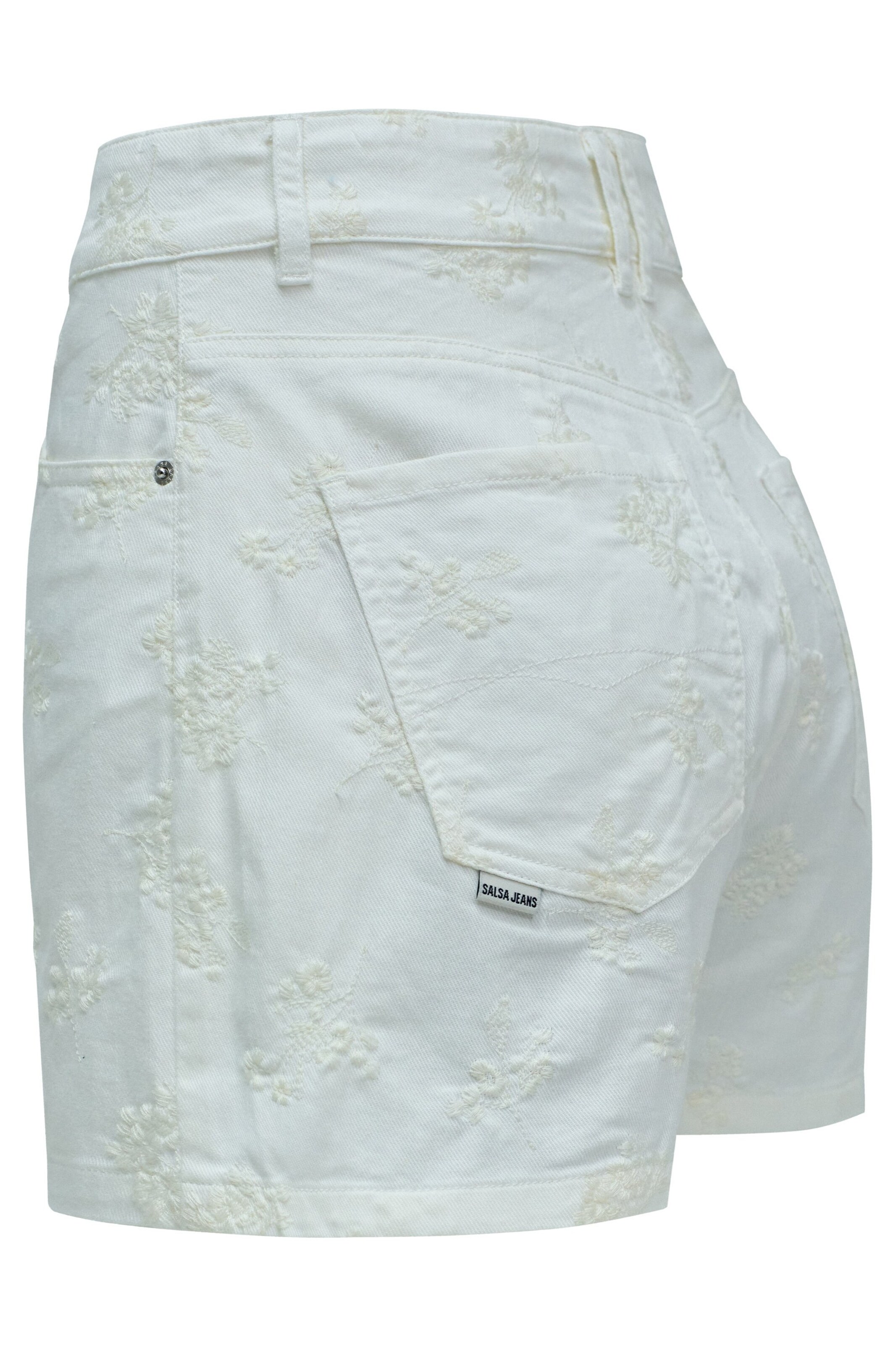 Salsa Jeans Loosefit Shorts True in Weiß