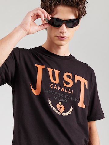 juoda Just Cavalli Marškinėliai 'LOVERS CLUB'